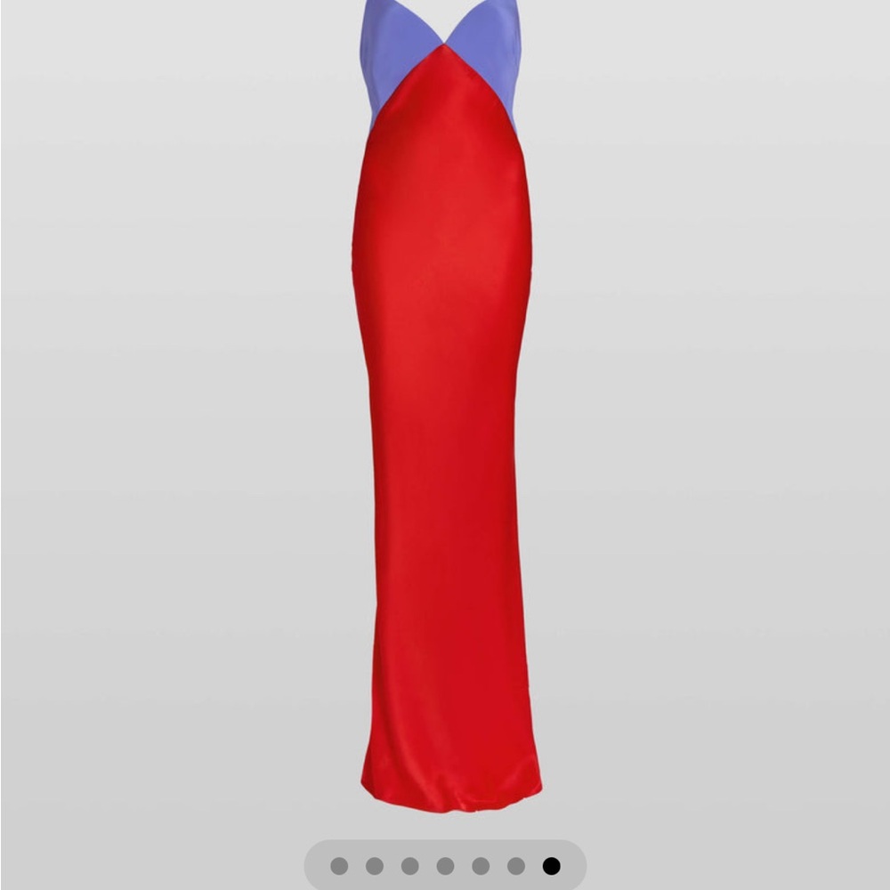 RAT &Boa Rosso dress Elegant Red and Purple Women's Dress